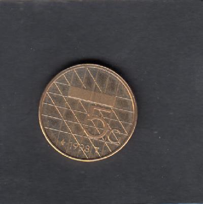 Beschrijving: 5 Gulden Beatrix